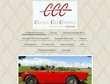 Tablet Screenshot of classic-car-contact.de